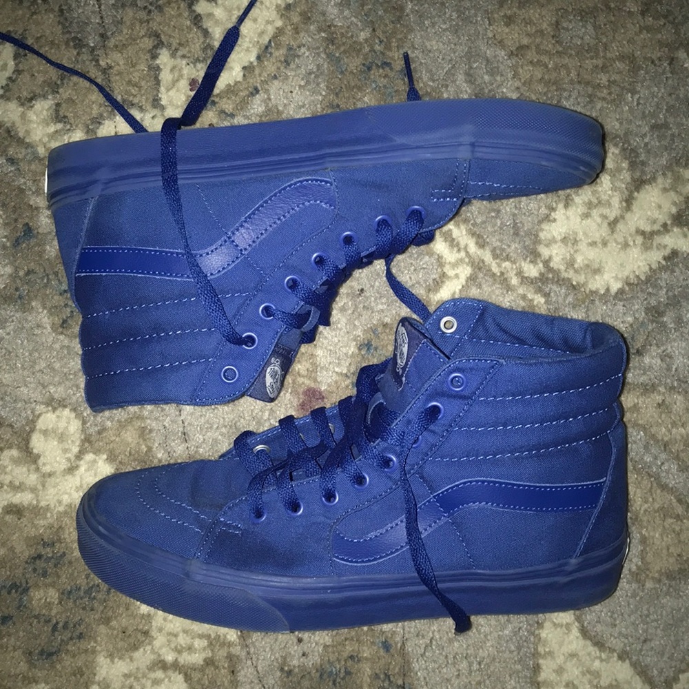 True Blue Vans Sk8-Hi